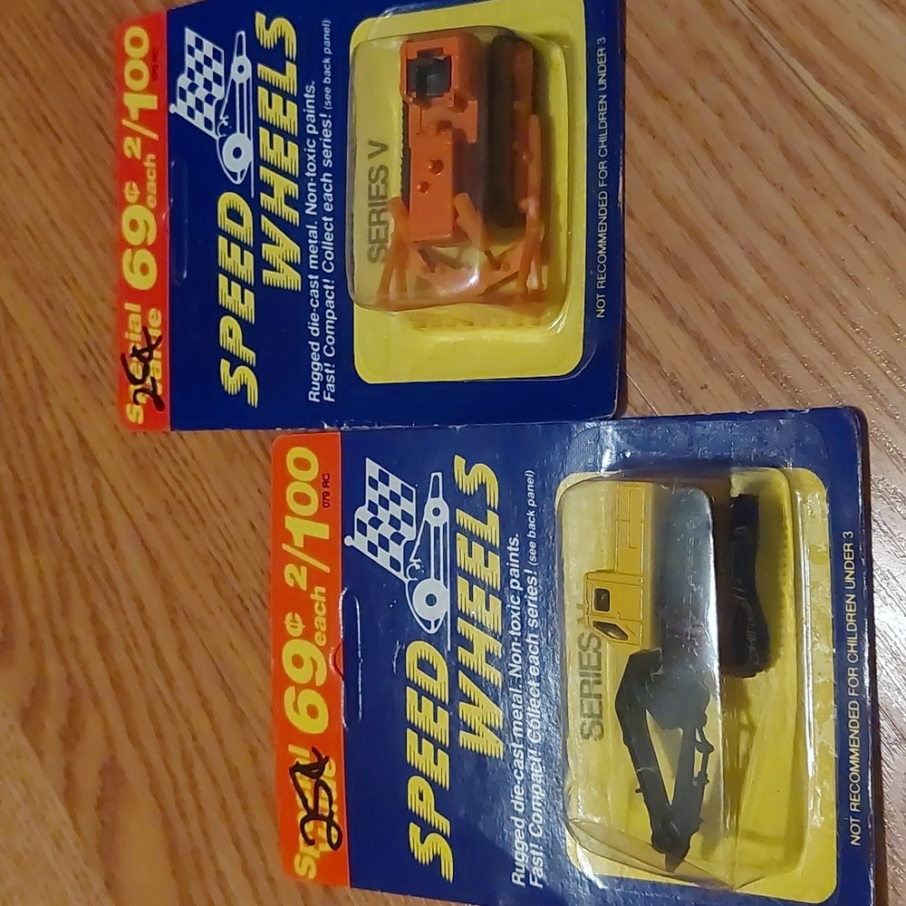 Vintage Speed Wheels Series V Construction Vehicles